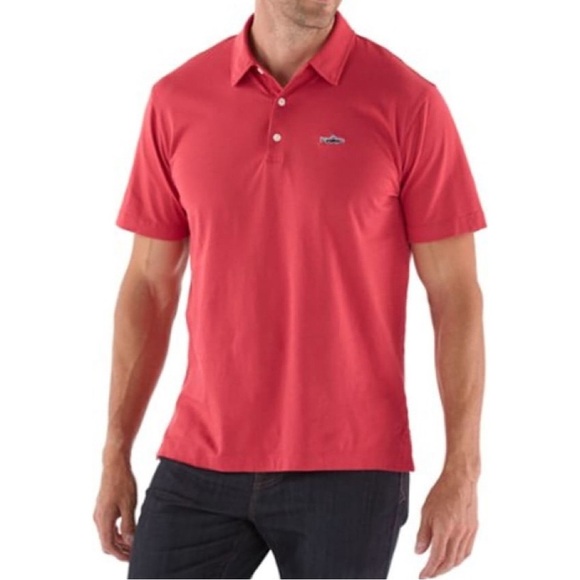 PATAGONIA Trout Fitz Roy Organic Cotton Jersey Polo Shirt - Picture 9 of 9